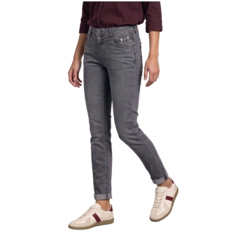 Street One Damen Jeans Jane Casual Fit Slim Leg Jeans mit Dekodetail