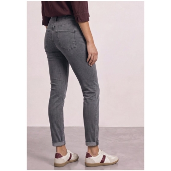 Preview: Street One Damen Jeans Jane Casual Fit Slim Leg Jeans mit Dekodetail