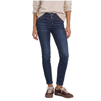 Street One Damen Jeans Casual Fit Slim Leg mit Dekodetail