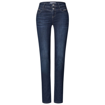 Preview: Street One Damen Jeans Casual Fit Slim Leg mit Dekodetail
