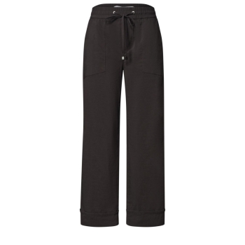 Preview: Street One Damen Hose Amalia Straight Leg Casual Fit mit Turn-Up