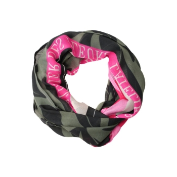 Preview: Street One Damen Loop mit Blätter-Muster Schlauchschal