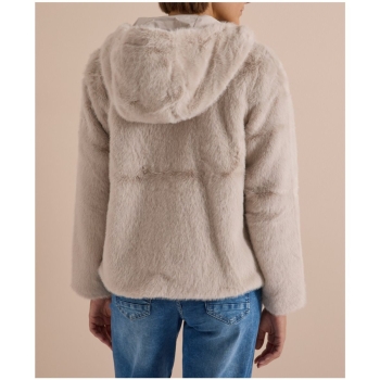 Preview: Cecil Damen kurze Jacke mit Softshelldetails Fake Fur