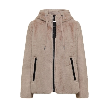 Preview: Cecil Damen kurze Jacke mit Softshelldetails Fake Fur