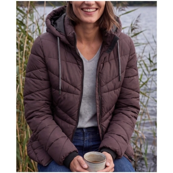 Preview: Cecil Damen Steppjacke mit Kapuze und Zipper