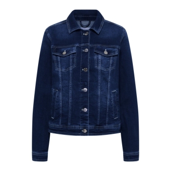 Preview: Cecil Damen Jeansjacke mit Brusttaschen Denim Casual
