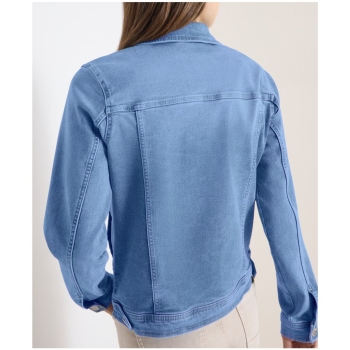 Preview: Cecil Damen Jeansjacke mit Brusttaschen Denim Casual