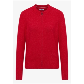 Preview: Cecil Damen Strickjacke mit Zipper Cosy Cardigan
