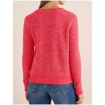 Preview: Cecil Damen Cardigan Melange mit Knopfleiste