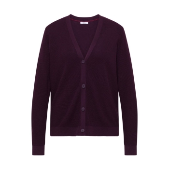 Preview: Cecil Damen Cardigan mit V-Neck und Struktur Strickjacke