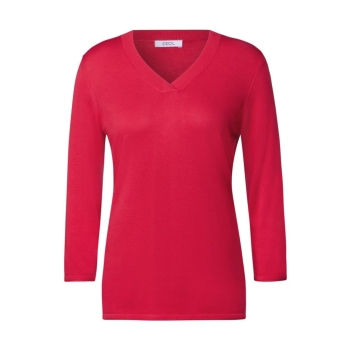 Cecil Damen 3/4 Arm Pullover V-Neck