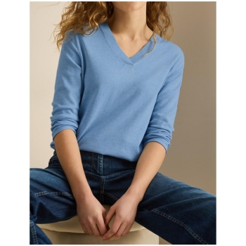 Cecil Damen 3/4 Arm Pullover V-Neck
