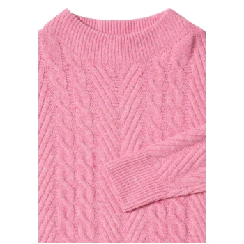 Preview: Cecil Damen Pullover Turtleneck mit Zopfmuster