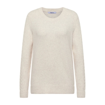 Preview: Cecil Damen Pullover mit Strickdetails