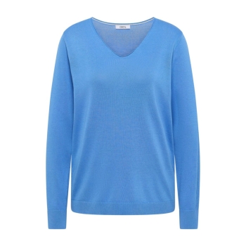 Preview: Cecil Damen Pullover Basic mit Rippbündchen