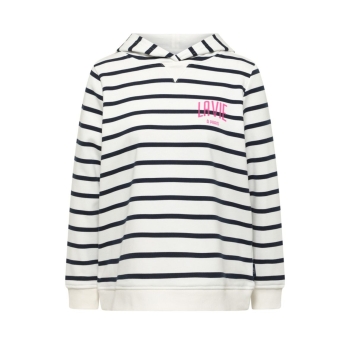 Preview: Cecil Damen Sweatshirt mit Kapuze Chestprint