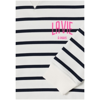 Preview: Cecil Damen Sweatshirt mit Kapuze Chestprint