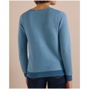 Preview: Cecil Damen Pullover im Two-Tone-Look