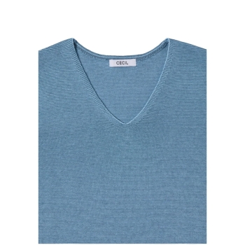 Preview: Cecil Damen Pullover im Two-Tone-Look