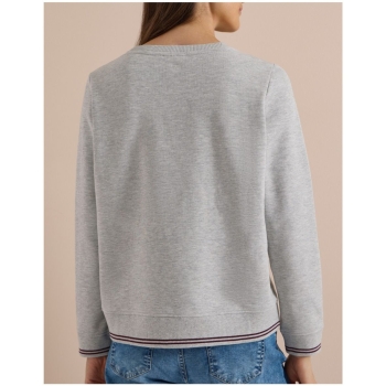 Preview: Cecil Damen langarm Sweatshirt mit Stickerei