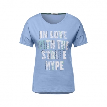 Cecil Damen T-Shirt Deko-Steinchen