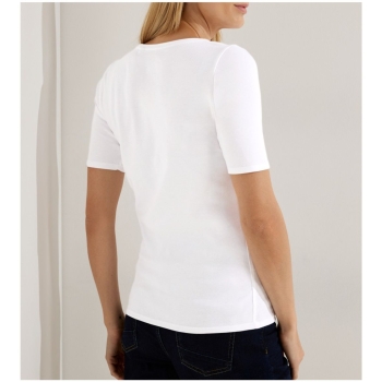 Cecil Damen T-Shirt Basic Unifarbe