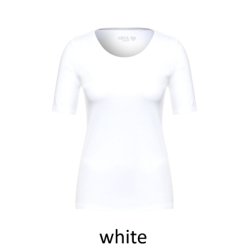 Cecil Damen T-Shirt Basic Unifarbe