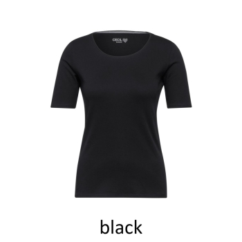 Cecil Damen T-Shirt Basic Unifarbe