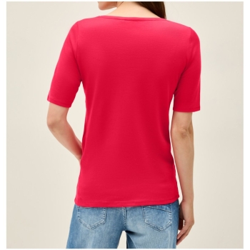 Cecil Damen T-Shirt Basic Unifarbe