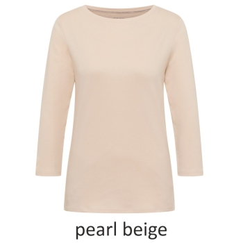 Cecil Damen 3/4 Arm Shirt Basic U-Boot-Ausschnitt