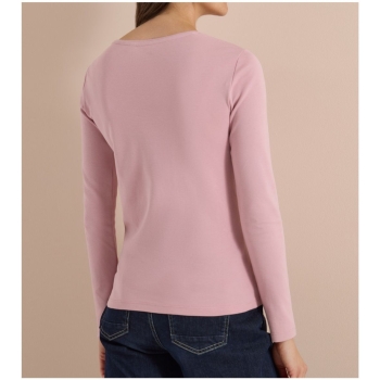Preview: Cecil Damen langarm Shirt Pia mit Rundhals