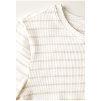 Cecil Damen T-Shirt gestreift Rippstruktur