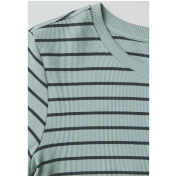 Cecil Damen T-Shirt gestreift Rippstruktur