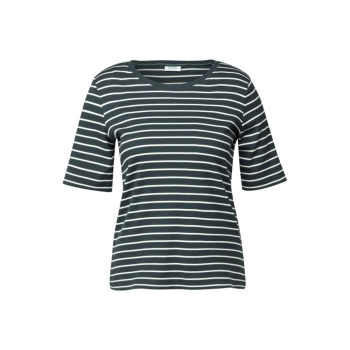 Cecil Damen T-Shirt gestreift Rippstruktur