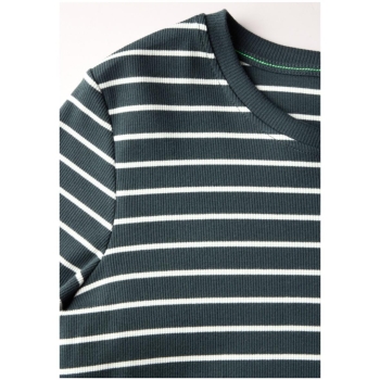 Cecil Damen T-Shirt gestreift Rippstruktur