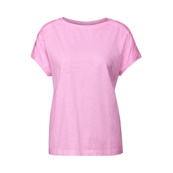 Cecil Damen T-Shirt mit Knopfdetail