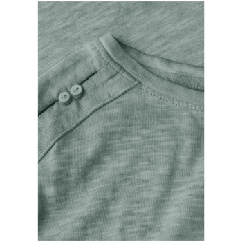 Cecil Damen T-Shirt mit Knopfdetail
