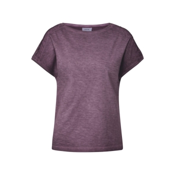Cecil Damen T-Shirt mit Knopfdetail
