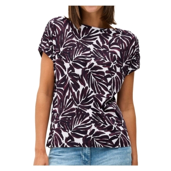 Cecil Damen 1/4 Arm Shirt mit Knopfdetail