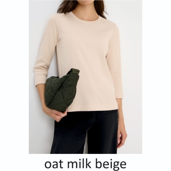 Cecil Damen 3/4 Arm Shirt Rippstruktur