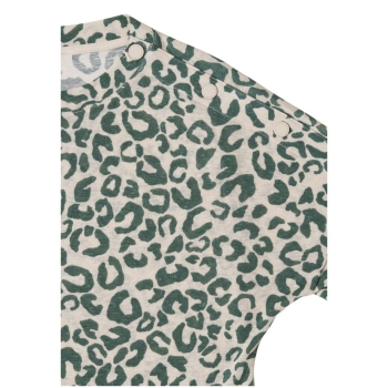 Preview: Cecil Damen kurzarm Shirt mit Leo-Print