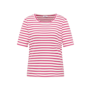 Preview: Cecil Damen kurzarm T-Shirt in Rippstruktur