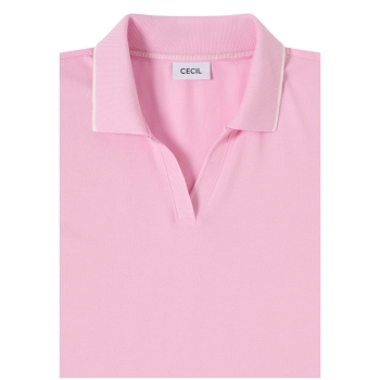 Cecil Damen kurzarm Poloshirt aus Piqué Ware