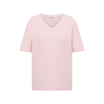 Preview: Cecil Damen kurzarm T-Shirt in Waffelstruktur