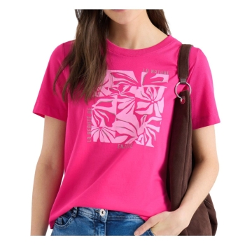 Cecil Damen kurzarm T-Shirt mit Frontprint