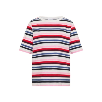 Preview: Cecil Damen kurzarm Shirt mit Multicolor Streifen