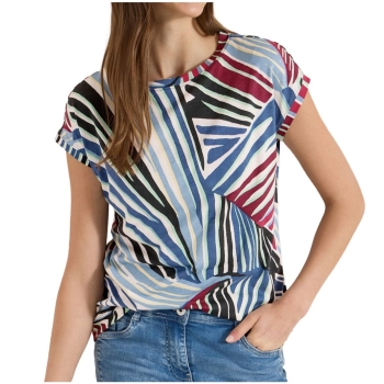 Cecil Damen T-Shirt mit Multicolor Muster