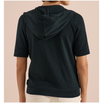 Preview: Cecil Damen kurzarm Sweatjacke mit Kapuze