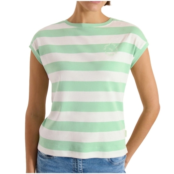 Cecil Damen kurzarm T-Shirt mit Streifen