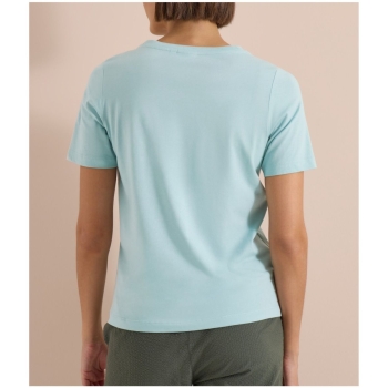 Preview: Cecil Damen T-Shirt Wording Artwork mit Boat Neck